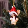 Christmas Tree Pendant Elf Doll Pendant Christmas Home Party Decoration Supplies Charm for Indoor Outdoor Yard Xmas Decors