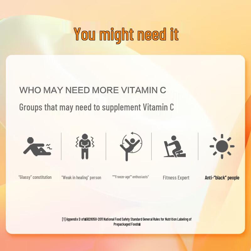 BYHEALTH Vitamin C Chewable Tablets Sweet Orange Flavor