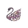 Swan Brooch Female Imitation Crystal Animal Brooch Atmospheric Anti-Light Pin Suit Accessories