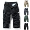 Мужские свободные шорты с несколькими карманами, укороченные повседневные брюки для активного отдыха