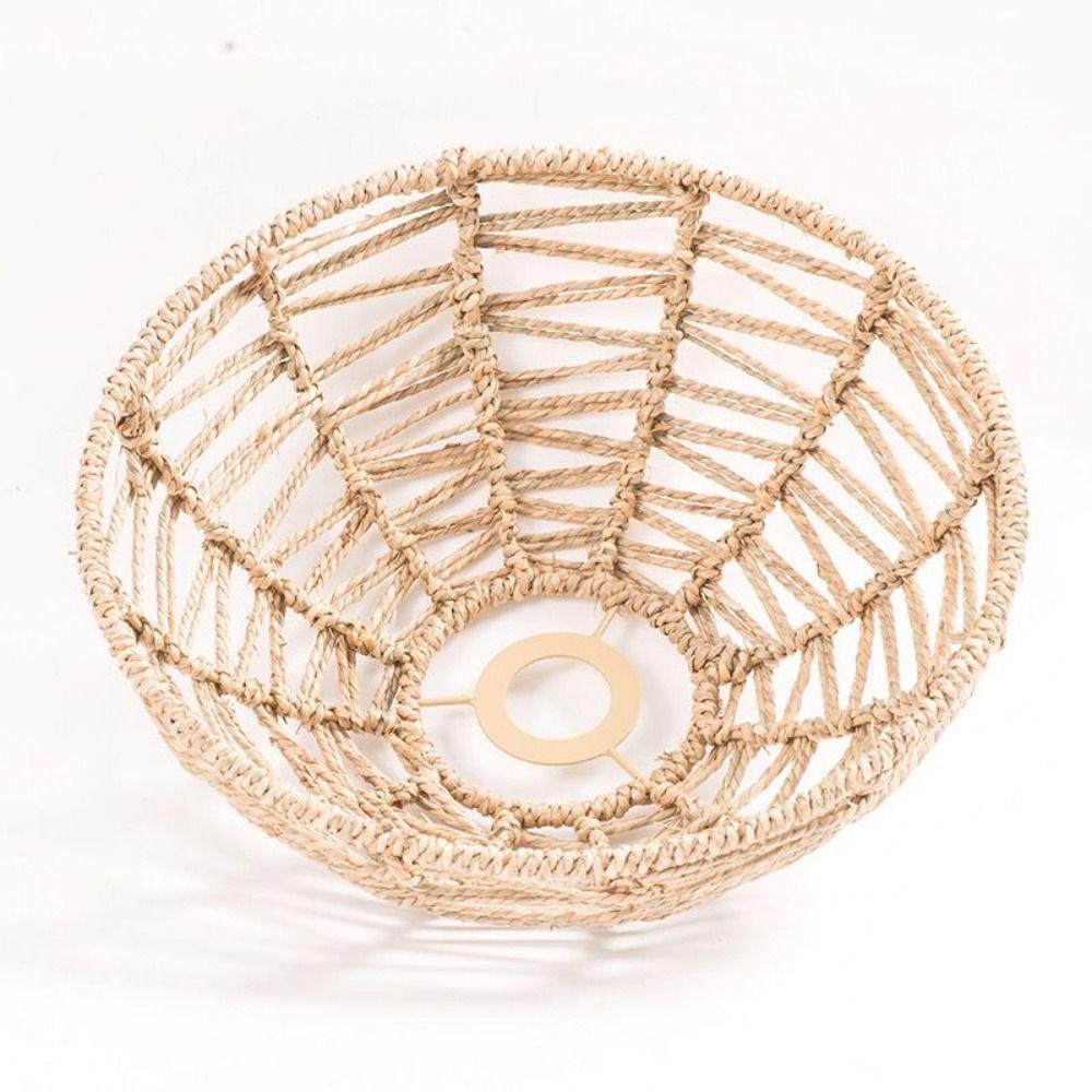 Элегантный подвесной абажур Легко установить Аксессуары для люстры Ротанговый абажур Настольная лампа