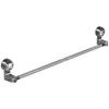 Easy Installation Adjustable Towel Holder Multi-Functional Rack Stainless Steel Accents Strong Suction Power Towel Holder