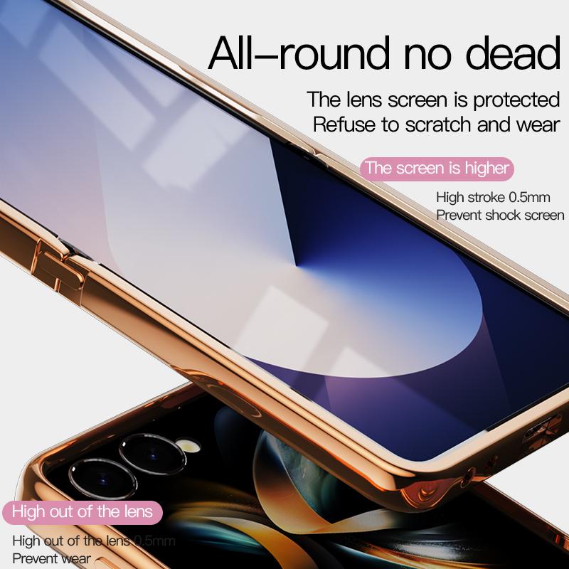 Гальванический 6D Астронавт Пластиковый Чехол для Телефона для Samsung Galaxy Z Flip 7 FE 6 5 4 3 Flip7Магнитный Держатель-Кольцо Ударопрочный Чехол