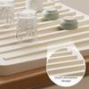 Non-slip Kitchen Drain Mat Flexible Thick Sink Drain Pad  Bowl Plate Draining