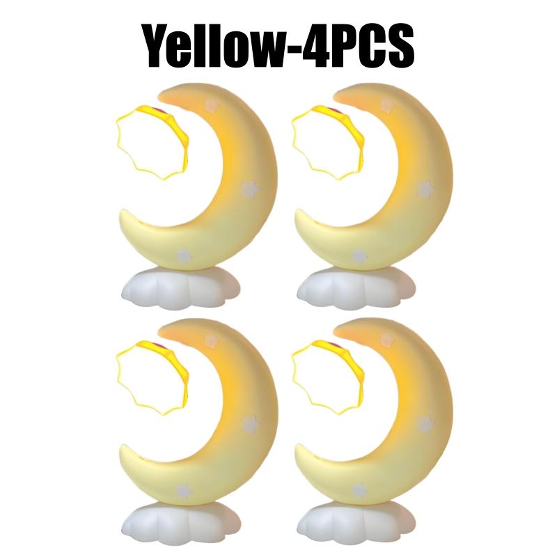 Star Moon Lamp with LED Light USB Rechargeable Night Light for Kids Nursery Bedroom Desk Decor Cute Star Moonlight Gift Idea