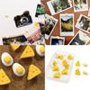 20Pcs Cheese Eggs Shape Push Pins Cork Notice Board Pushpin Decorative Thumb Tacks Map Pins for Hanging Picture Note