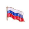 Брошь Символ Урожая Элементы Национального Флага Полосатый Принт Лента Победы Золотой Колос Символическая Булавка Значок на Пальто Шляпу Рюкзак Патриотический Аксессуар