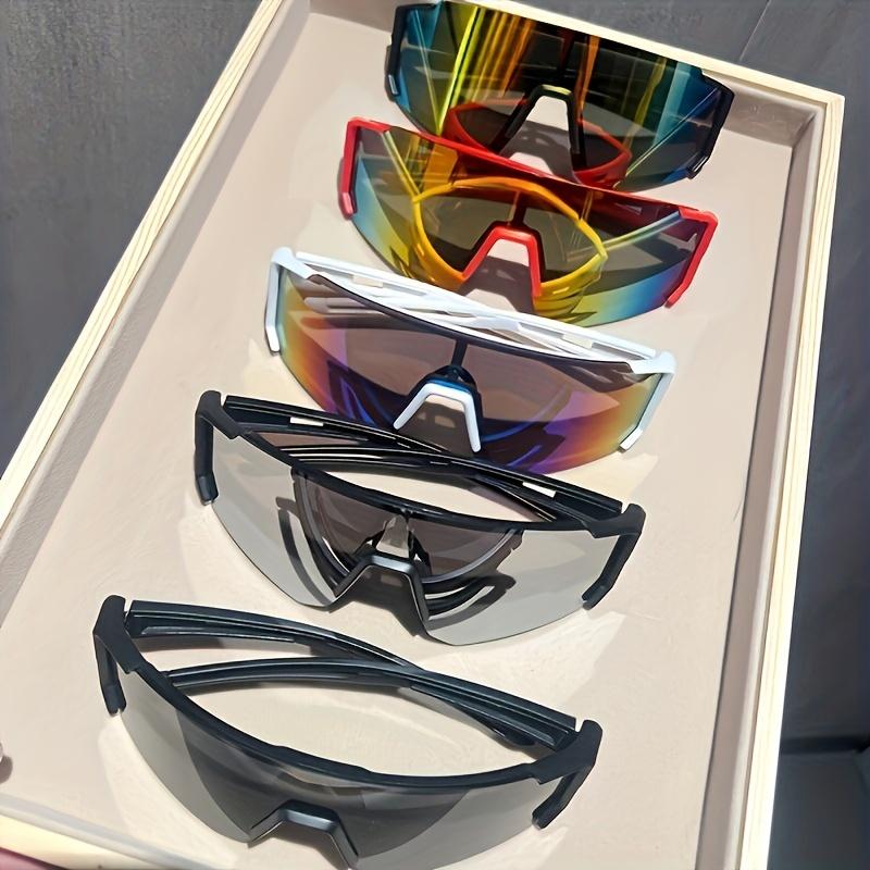 Oversized Sports Sunglasses UV Protection Personalized Glasses Men Women Bicycle Motorcyc Windproof Eyewear 7