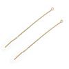 10pcs Gold Color Stainless Steel 6cm 8cm 10cm Long Chain Ear Line Earrings Earwire Women Drop Dangle Earrings Jewelry Making DIY