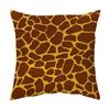 New Home Soft Decoration Geometric Milk Print Leopard Print Zebra Short Plush Ultra Soft Pillow Cushion Cover (Without Pillow Core)