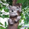 Animal Tree Climbing Scuplture Ornament Outdoor Landscape Accessories Resin Miniature