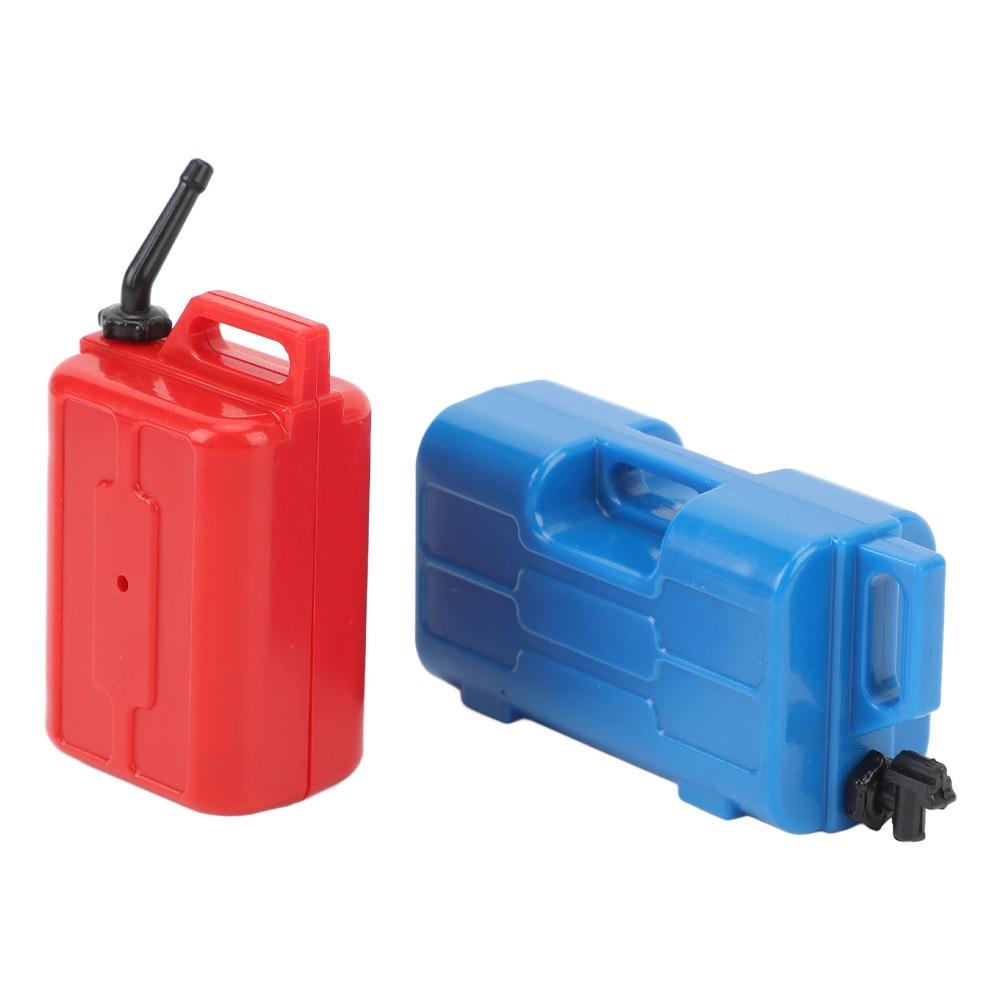 2 Pcs/Set Portable Fuel Tank RC Crawler Fuel Tank for SCX10/TRX4 RC Crawler Truck Off-Road Crawling