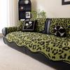 1 шт. Новый леопардовый жаккардовый шенилловый диванный коврик – Нескользящее диванное полотенце неправильной формы Всесезонный чехол для дивана Мебель Домашний декор