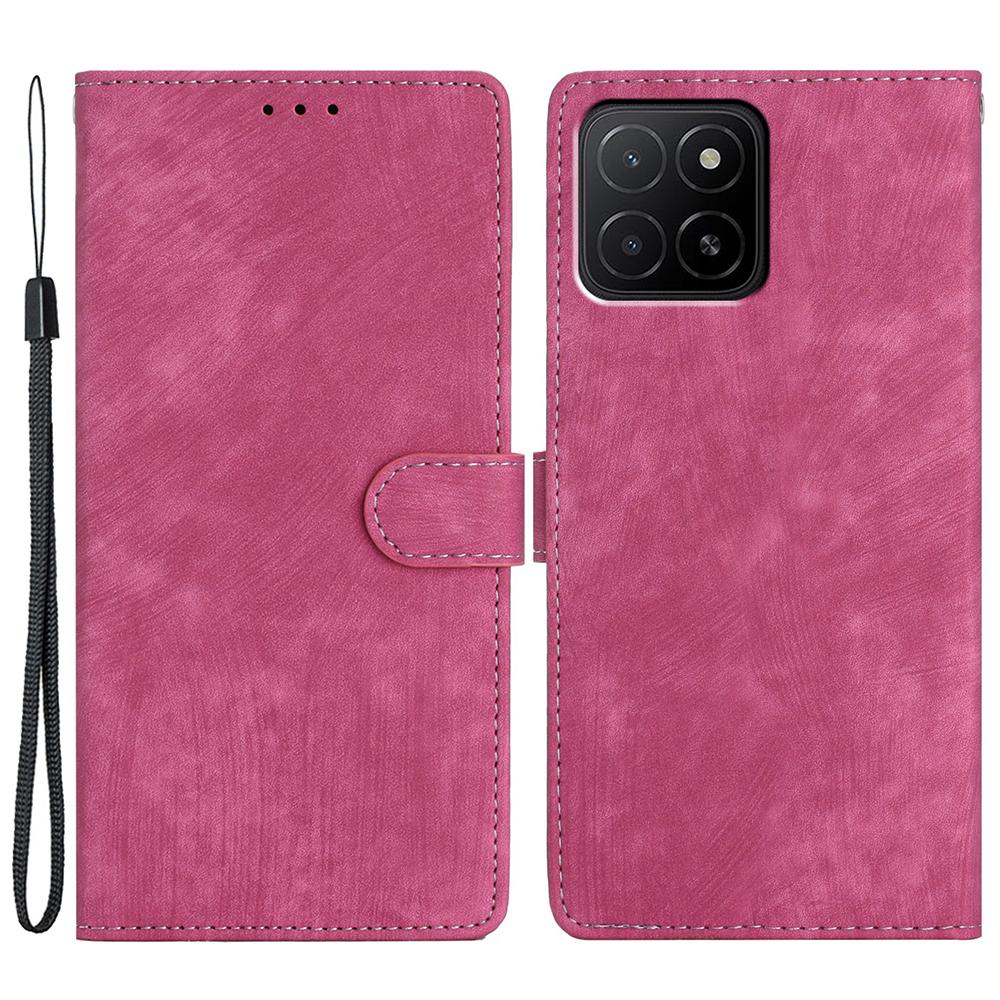 Чехол для Honor X5b/X5b Plus с отделениями для карт, покрытие PU-кожа с ощущением кожи, подставка