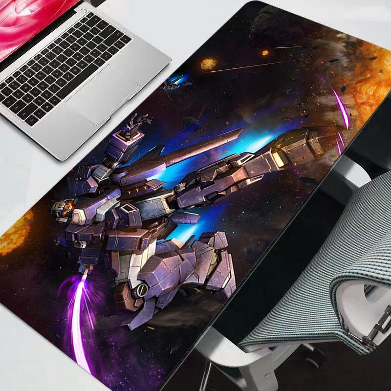 Big Large E-sports Mouse Pad Gundam Smooth Flexible Rubber Gamer PC Computer Keyboard Mouse Pads New Mosuepad