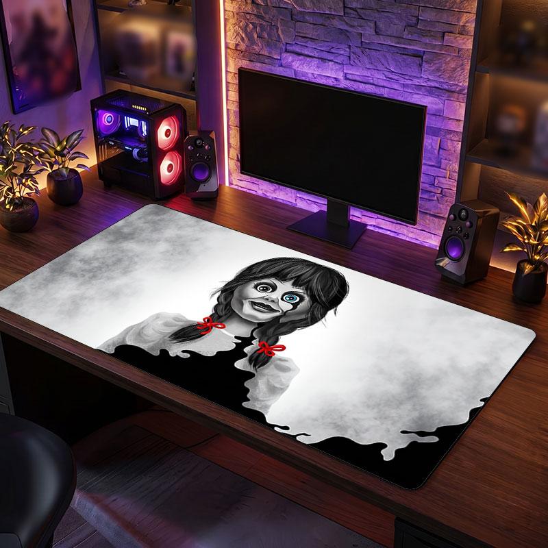 Big Mouse PadThe Conjuring Annabelle Extended Soft Desk Mat Gaming Office Computer Table Decor Mat