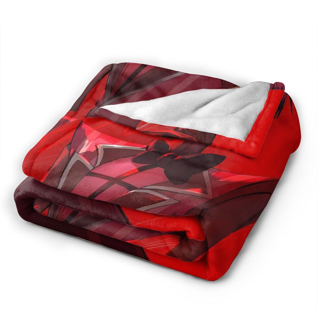 Vox Alastor Hazbin Hotels Plush Blanket Girls Boys Flannel Bedding Throws For Home Decor Soft Warm Quality Bedspread