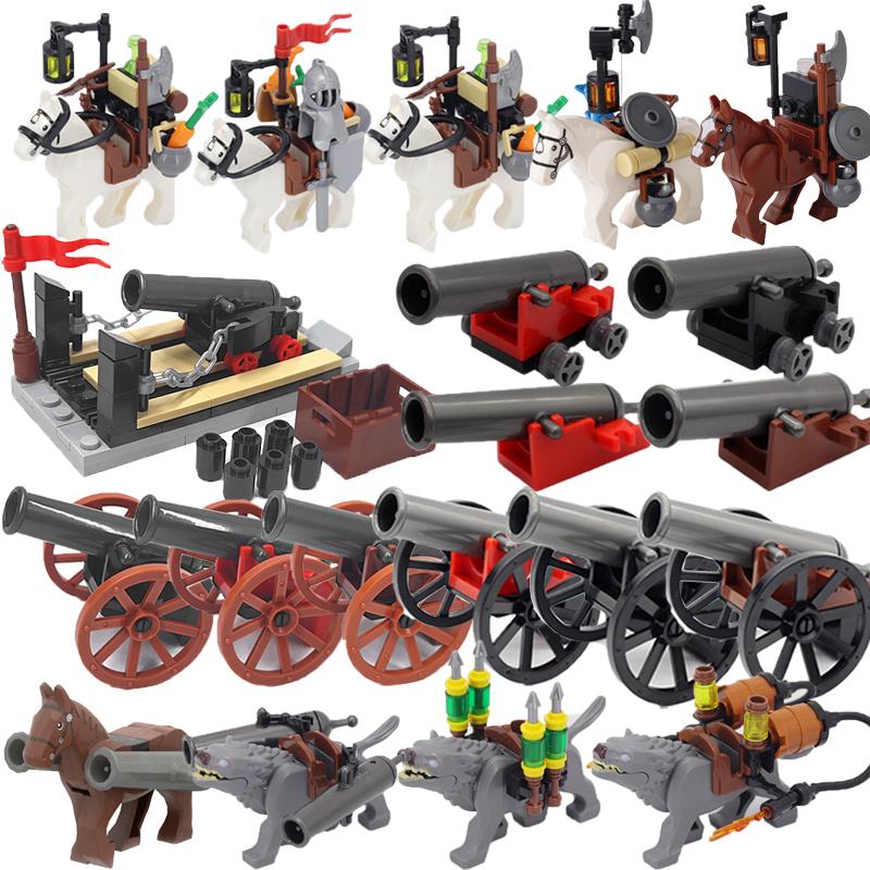MOC Фигурки из Строительных Блоков Креативные Аксессуары Армейский Транспорт Бык Лошадь Битва в Джунглях Волк Автомобиль Набор Мини Кирпич Игрушка для Мальчика R045