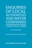 Книга Enquiries of Local Authorities and Water Companies: A Practical Guide