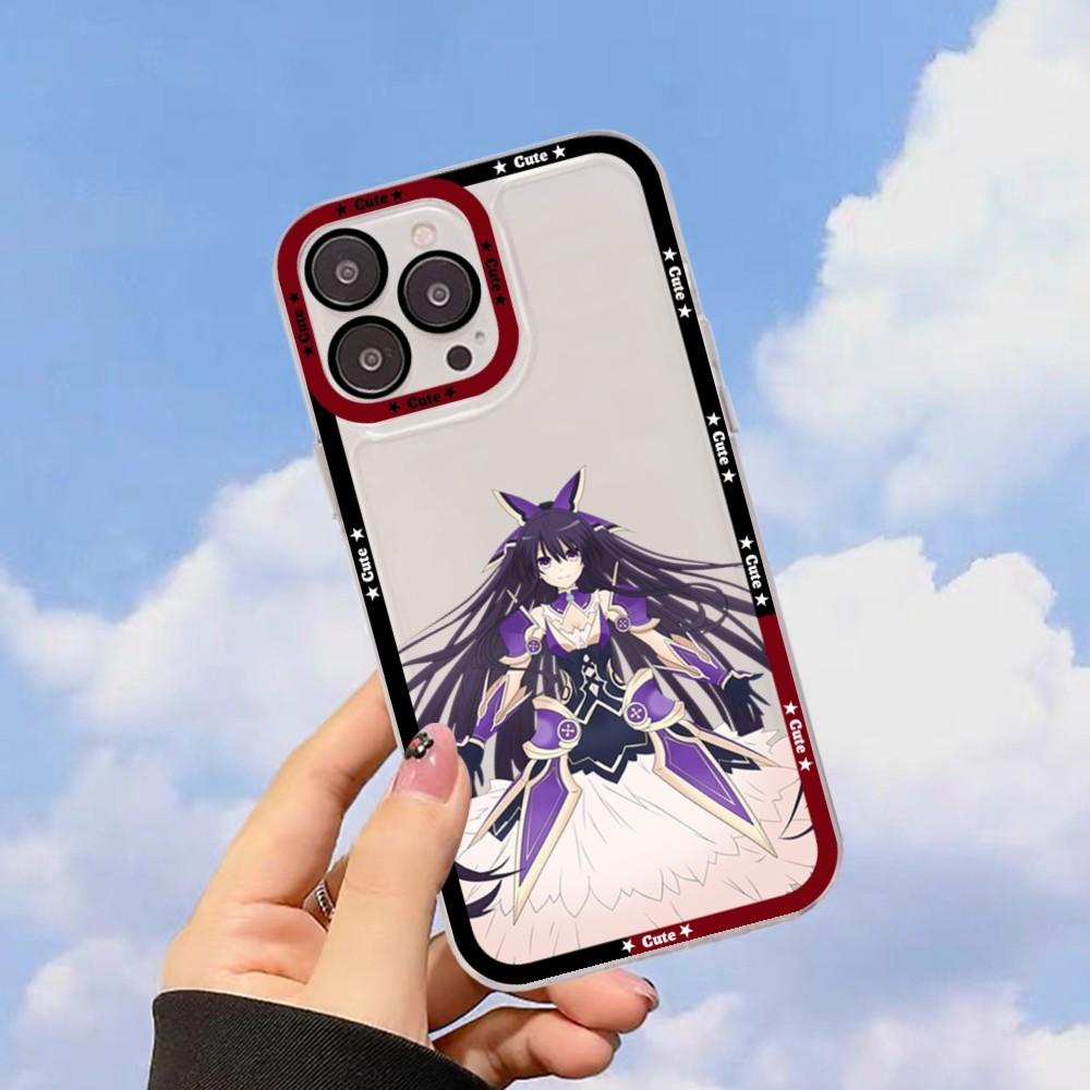 Чехол для телефона Date A Live Tokisaki Kurumi для iPhone 13 14 Pro Max XS XR 12 11 Pro 13 Mini 6 7 8 Plus, мягкая прозрачная задняя крышка