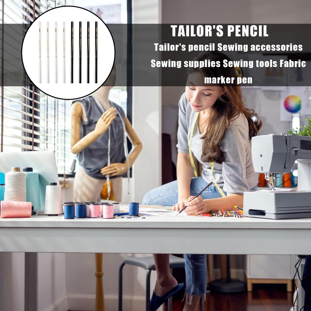 8шт цветной швейный карандаш водорастворимый тканевый карандаш швейный маркер карандаш для портного для шитья одежды шитье