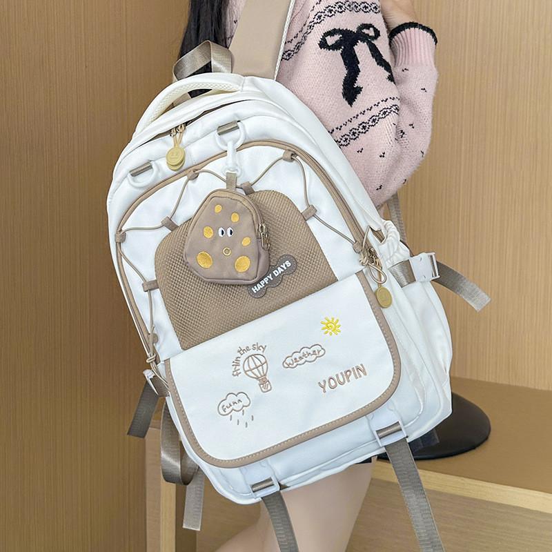 Рюкзак с мультяшным рисунком, студенческий, большой вместимости, школьный, уличный, для путешествий