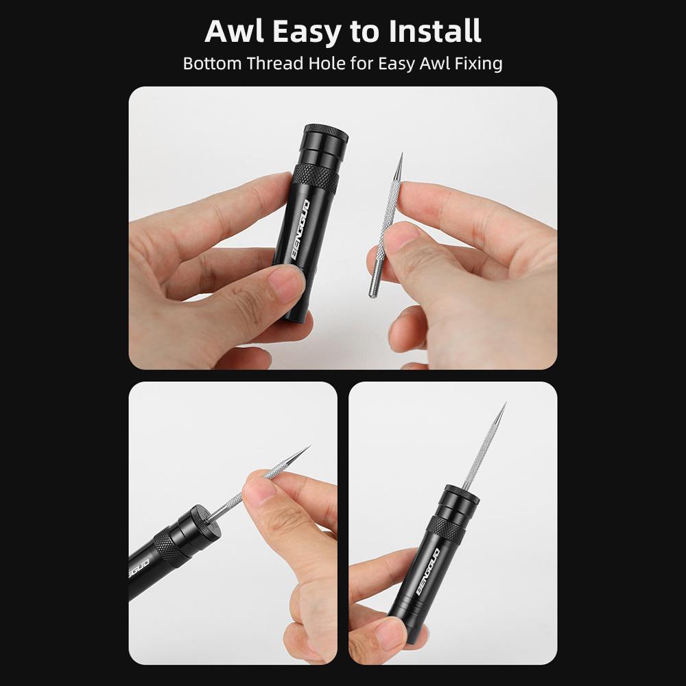 Bike Tire Repair Kit Portable Multi Function Vacuum Plug Repair Set with Aluminum Alloy CO2 Inflator Road Mountain