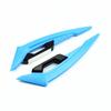 2Pcs Motorcycle Winglets Front Side Spoiler Aerodynamic Wing Set Fixed Wind Wing with Adhesive Decoration Sticker