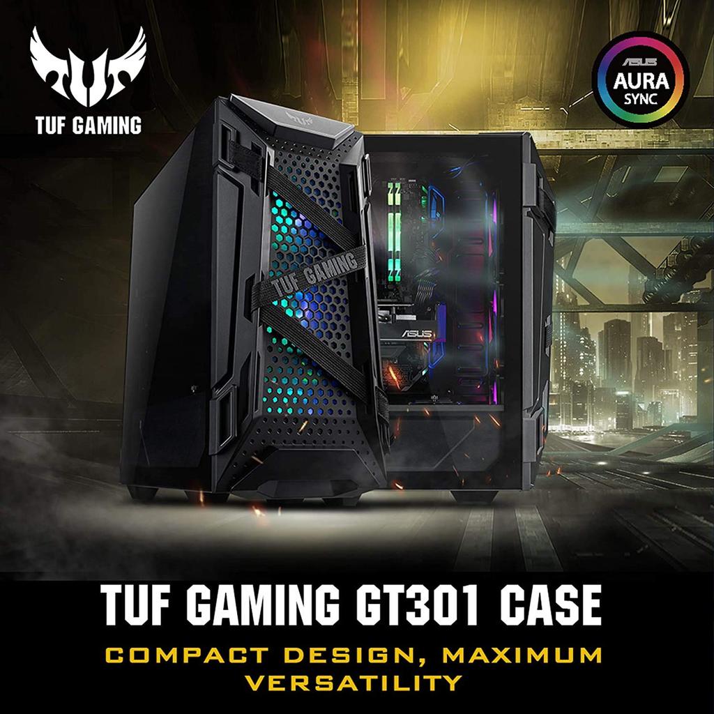 ASUS Tempered Glass Middle Case TUF Gaming GT301 ATX Отечественный авторизованный дистрибьютор Продукт / /