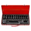 16-Piece Air Impact Wrench Set with Extended Sockets, Quick-Release Ratchet, Long Extension Bar, Universal Joint, and Tire Repair Kit