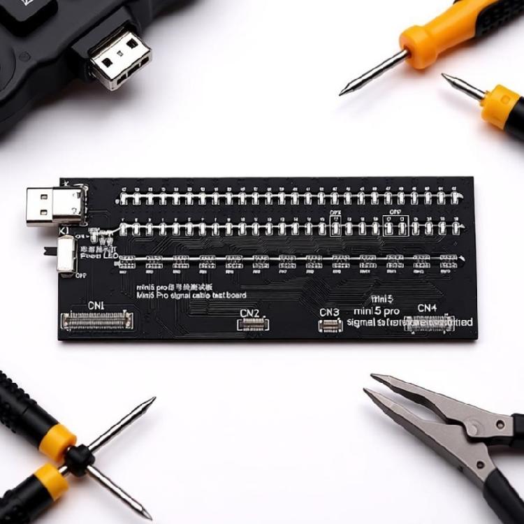 Диагностическая плата кабелей для Mini 5Pro для проверки сигналов с входом Type C, управляющей кнопкой, светодиодной индикацией состояния и четырехпортовой конфигурацией для сервисного использования