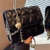 New High-end Crossbody Bag Chain Bag Exquisite Niche Popular Mobile Phone Bag PU Material Small Square Bag Korean Version