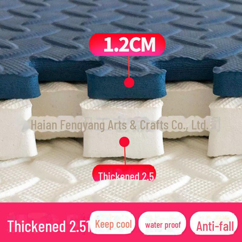 Утолщенный пенопластовый детский коврик для ползания - домашний коврик-татами для детей