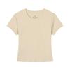 Solid Color Short-sleeved T-shirt for Women's New Inner Round Neck Bottoming Shirt Versatile and Slim