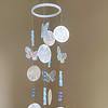 1Kit Handmade Shell Wind Chime Elegant Butterfly Wind Chime Gift Wind Chime Material Pack Photography Props 3 Colors
