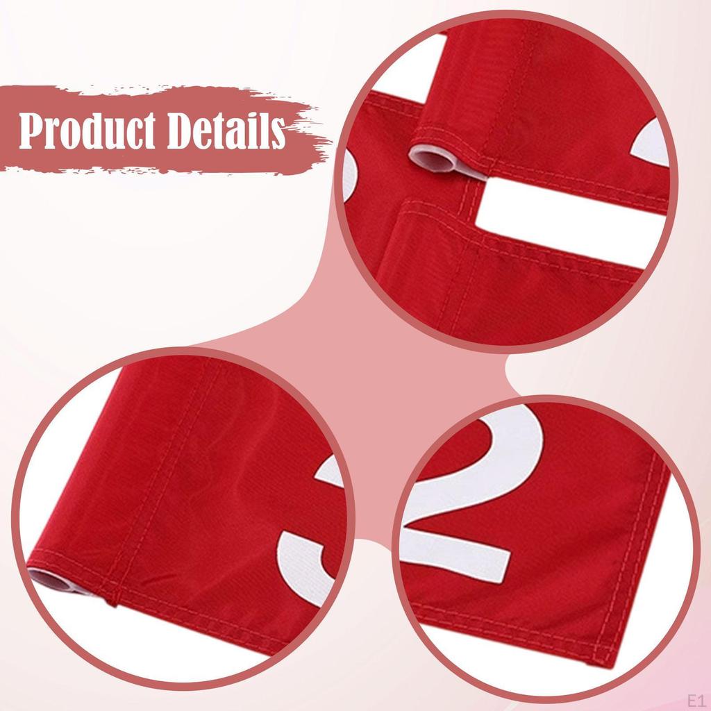 4 шт. Флажки-мишени для гольфа с номерами для практики в помещении и на открытом воздухе, аксессуары, подарки, номер для лужайки