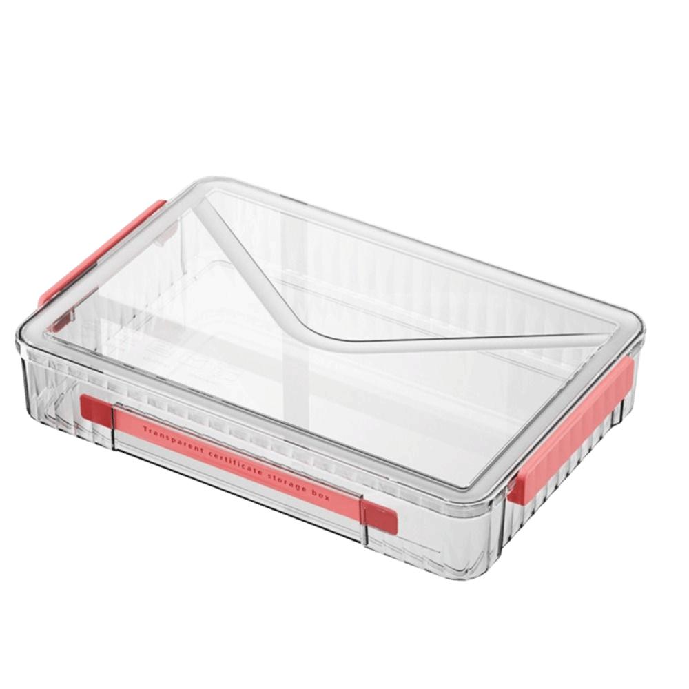 a4 File Document Organizer Transparent Card Holder Case Desktop Paper Storage Box  Projects