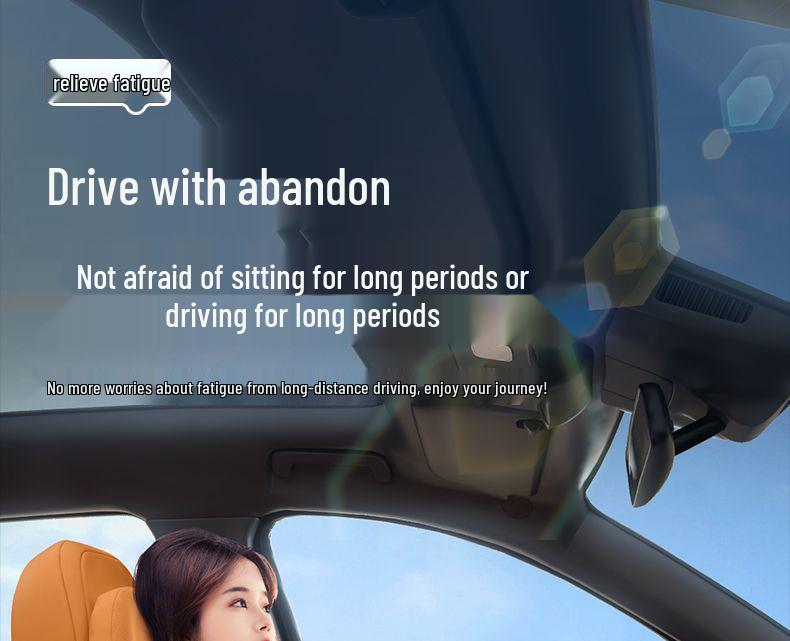 Galaxy Star 8 Car Interior Set: Headrest Lumbar Support with Neck and Waist Protection Pillows