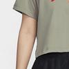 Nike Nsw Ss Tee Oc Varsity Letter Round Neck Fashion Pullover Short Sleeve T Shirt Women Tops Army-Green FZ2856-320