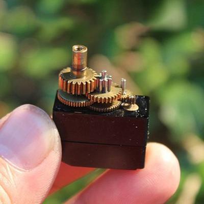 DC 3V-6V Micro Mini M10 Мотор-редуктор 12G Металлический рулевой механизм 360 градусов