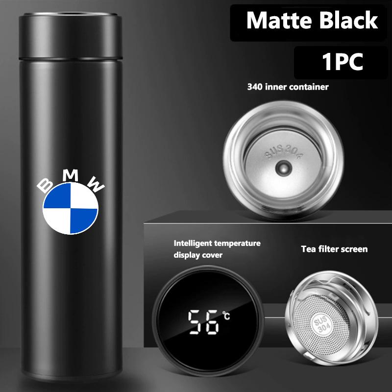 NTSM5 Stainless Thermos Water Bottle Temperature Display Thermos Cup For BMW M 1 3 4 5 6 7 Series M3 M6 F01 F02E34 E36 E70 F10 X6 X1