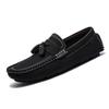 Fashion Man's Luxury Brand Loafers Sneakers 46 Comfortable High Quality Men Casual Shoes Fashion Genuine Leather Suede Moccasins Flat Dr