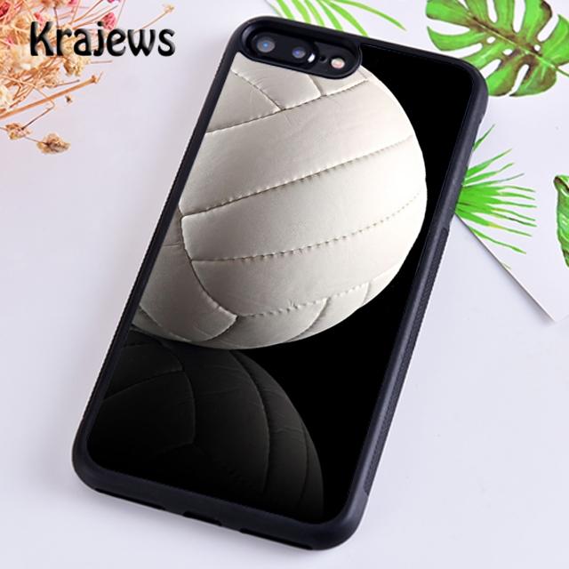 Krajews Sport Fans Volleyball Phone Case Cover For iPhone 17 Air 16 15 14 plus 12 13 pro max coque Shell Fundas