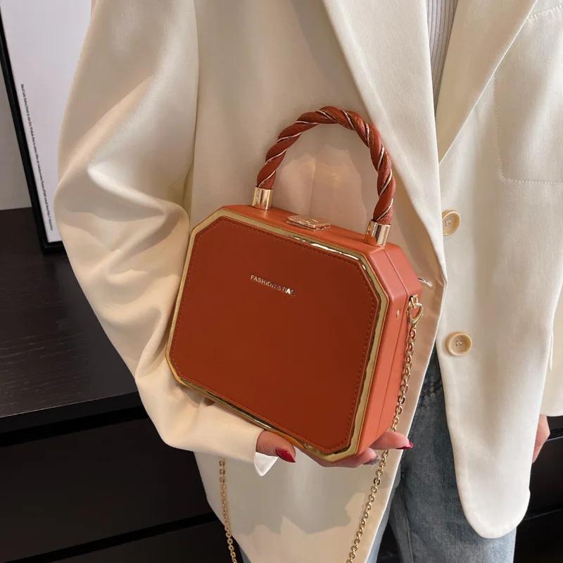 Женская сумка через плечо, ретро-сумка на цепочке, универсальные сумки через плечо для женщин, дизайнерские сумки, кошельки и сумки