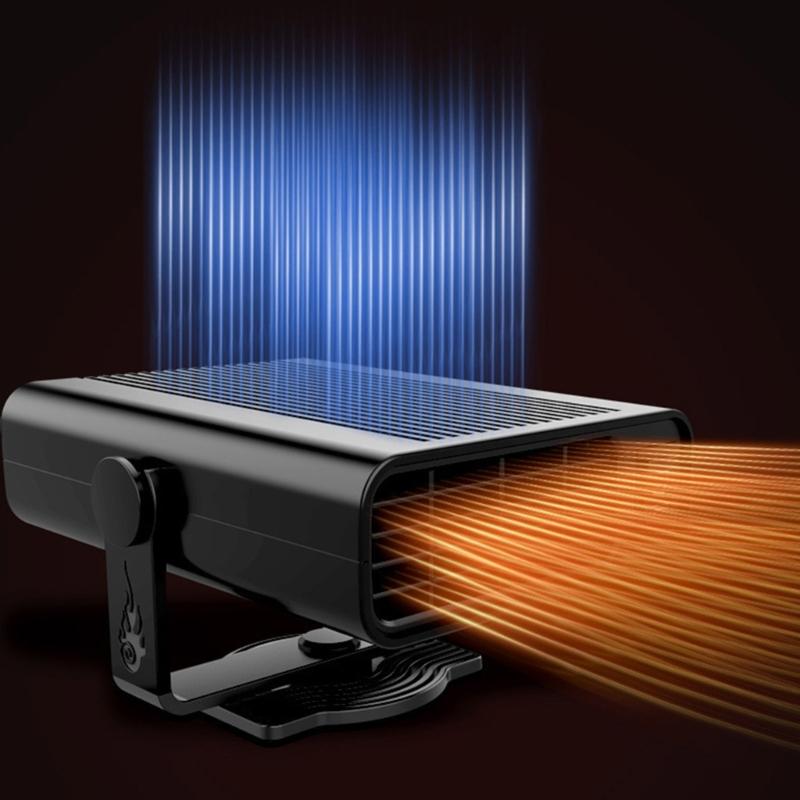 120 Вт 12 В Складные автомобильные обогреватели Портативный быстрый размораживатель с вилкой прикуривателя для автомобиля, внедорожника, грузовика и прицепа