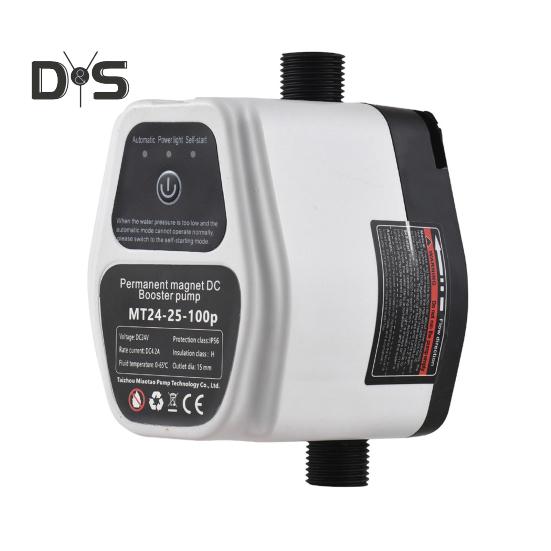 Автоматический портативный повысительный насос давления воды, 3 режима, регулируемый водонепроницаемый малошумный бытовой повысительный насос 100 Па