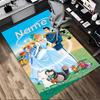 Personalized Name Fairy Tale Living Room Non-Slip Area Rug Soft Carpet for Bedroom Kids Playroom Sofa,Office Home Decor Doormat