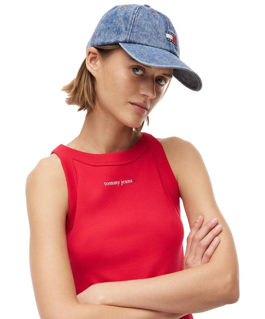 (Томми Хилфигер) TOMMY HILFIGER [Эксклюзив онлайн] Унисекс Джинсовая кепка Heritage AW18836 БЕСПЛАТНО Индиго Синий 1A4