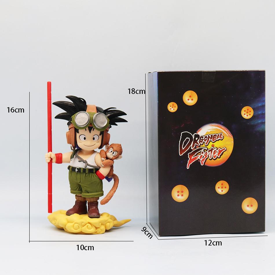 16СМ Аниме Dragon Ball Фигурка Сон Гоку DRAGONBALL SNAP COLLECTION Серия Транспортных Средств Модель Пилота в Костюме Игрушка Кукла Фигурка Действия