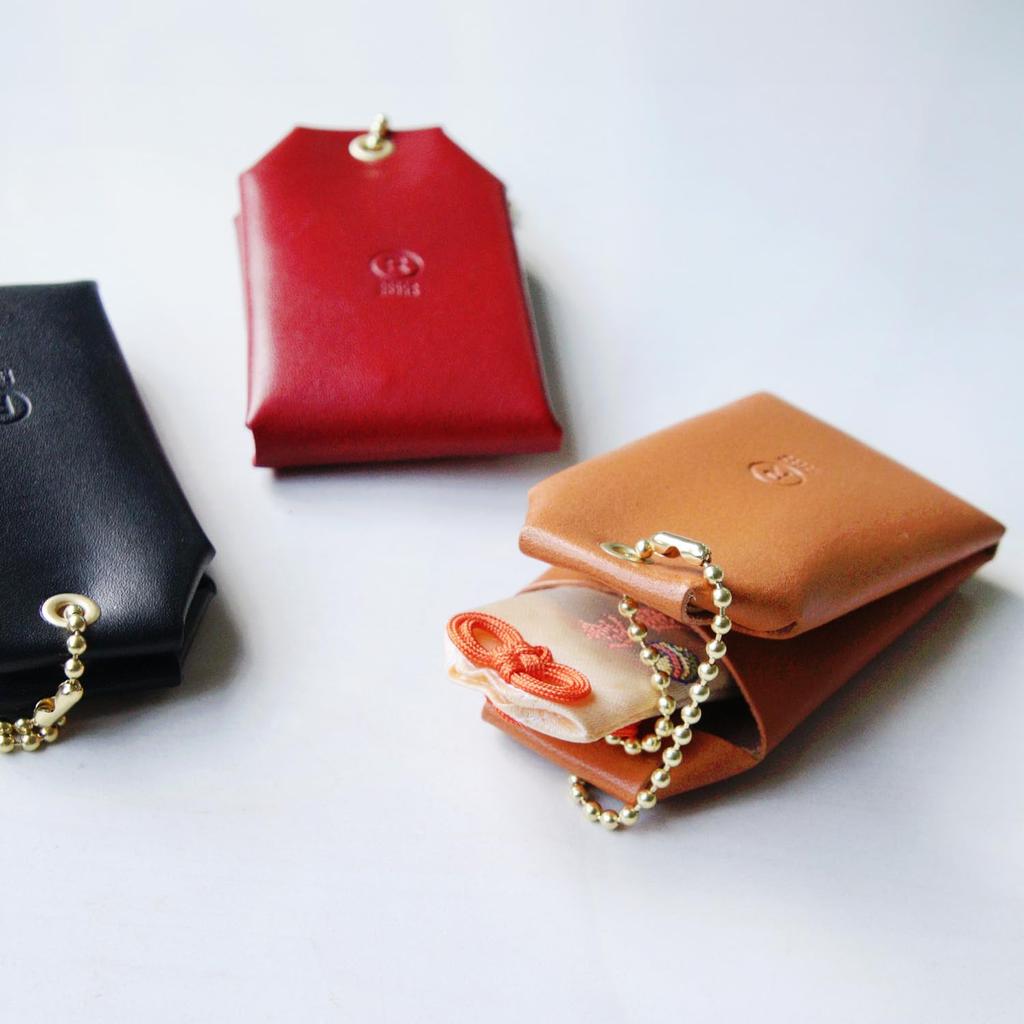 Amulet Case Leather Original Tochigi Leather Made In Japan Amulet [Porco Rosso] (Camel) [sokunou]